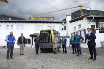 Die neuen Kabinen bieten Platz für 10 Personen.