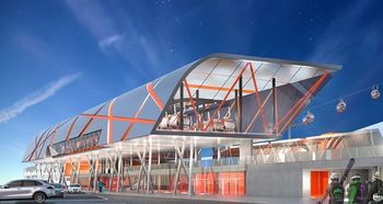 Futuristisches Design und verbessere Infrastruktur an der Talstation