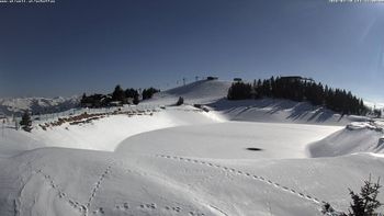 Winterliche Bedingungen gibts es auch noch im Skigebiet Wilder Kaiser Brixental