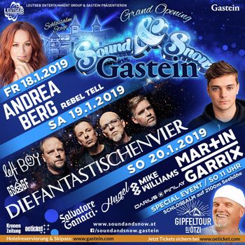 Das Musikfestival Sound & Snow geht über 3 Tage.