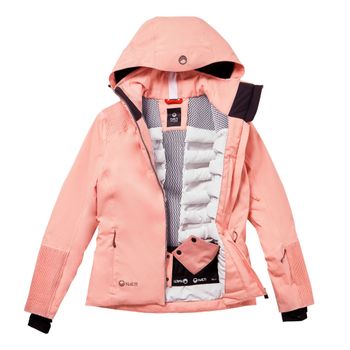 Die Gifted W DX Skijacke wurde aus recyceltem Material gefertigt.