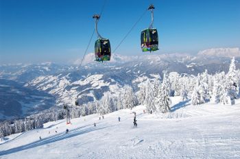 In the cabins of the old Flying Mozart gondola lift there was only standing room.