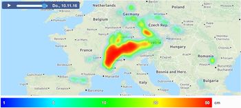 Hurra, es schneit: Die ersten Beweisbilder