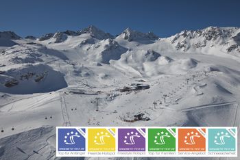 Der Stubaier Gletscher bietet fast 100 Pistenkilometer.