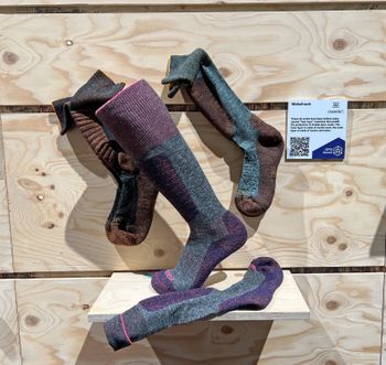 Die Winhall Skisocken von Gordini bestehen aus zwei Lagen.