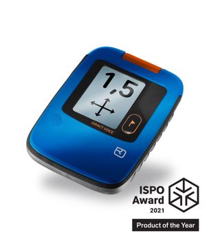 Diract Voice from Ortovox is an avalanche transceiver with voice navigation.