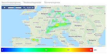Heatmap auf Skigebiete Test