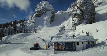 In Cortina d'Ampezzo laufen bereits die Vorbereitungen für die Ski-WM ab 8. Februar.