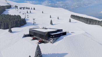 Die neue Talstation wird deutlich nach unten verlegt, sodass auch die Piste verlängert werden kann.