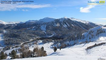 So sieht es aktuell auf der Turracher Höhe aus.