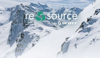 Besonders nachhaltige SCOTT Produkte werden mit dem re-source by SCOTT Label versehen.
