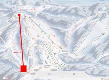 Die neue Bahn wird parallel zum alten Sessellift gebaut.