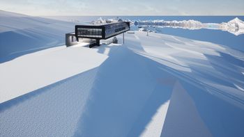 Die Bergstation der neuen Goldseebahn befindet sich auf 2.240 Metern.