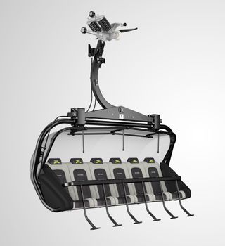 Die neuen 6er-Sessel sind mit Wetterschutzhauben ausgestattet.