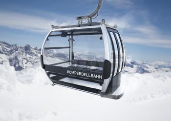 Die neue Komperdellbahn in Serfaus ist eine 10er Gondelbahn.