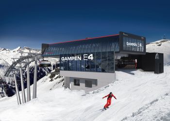 Skizze der neuen Bergstation Gampen E4