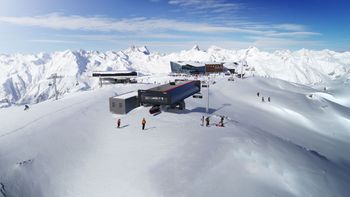 Visualisierung der neuen Bergstation Velilleck F1 in Ischgl.