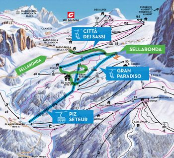 New cable car in Val Gardena: 10-person gondola serving the Sella Ronda