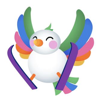 Das Maskottchen der WM wurde von Kinderzeichnungen inspiriert.