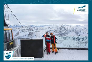 Am Nebelhorn wird ein Vorher-Nachher-Foto geschossen.