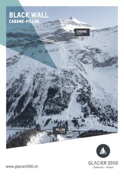 This is how the Black Wall runs from the Cabane mid station to the Col du Pillon.