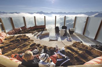 Traumpanorama mit Kuschelfaktor: Die Kristallhütte im Skigebiet Hochzillertal.