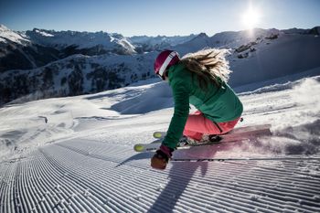 Eine große Auswahl an Pisten erwarten dich auch an Ostern noch in Silvretta Montafon.