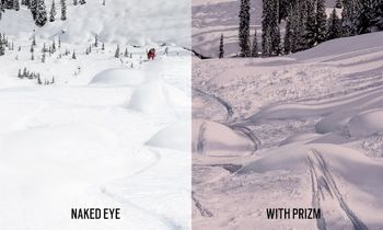 Mit Prizm™ Snow Gläsern werden Kontraste geschärft und Details besser wahrgenommen.