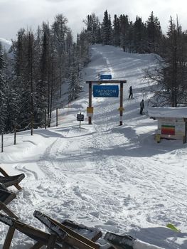 Die Taynton Bowl ist bei frischem Neuschnee eine der beliebtesten in Panorama.