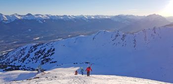 On Marmot Peak you can find a wonderful back-country run.