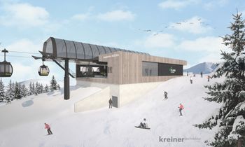 Mit der neuen Seilbahn dauert die Fahrt zur Bergstation ca. 10 Minuten.