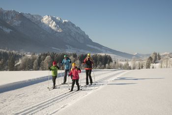 Mit einem Loipennetz von 127 Kilometern, gehört der Kaiserwinkl zu den größten Langlaufgebieten in Österreich.