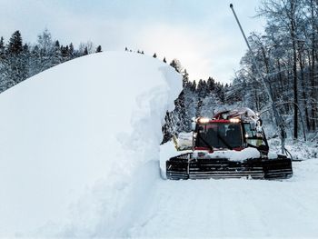 Die letzten Tage vor dem Saisonstart wurden nochmal alle Schneekanonen aktiviert.