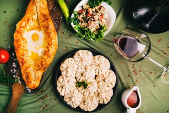 Georgian cuisine blends Eastern European and Middle Eastern influences in a unique way.