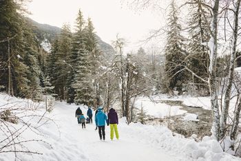 Der Eisweg Albula ist ca. 3 Kilometer lang.