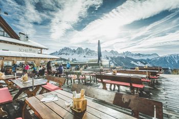 Gemütliche Hütten laden zum Einkehrschwung ein.