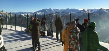 Toller Ausblick beim Konzert der Donuts auf der Wildenkarhütte.