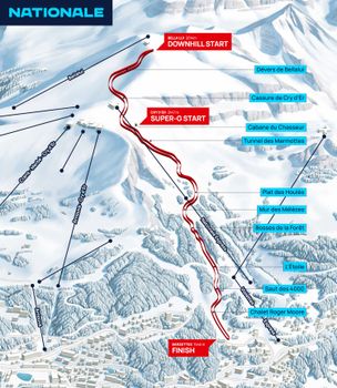 Schlüsselstellen Piste Nationale