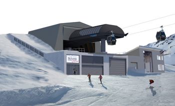 Der Schneehüenerstock-Express verbindet Andermatt und Sedrun am Oberalppass.