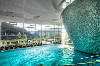 Die große SPA Wasserwelt kann auch von externen Gästen besucht werden.