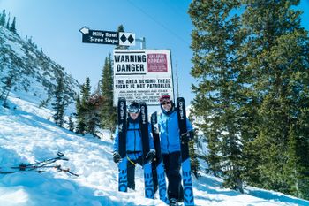 Jochen Schweizer und sein Sohn Max auf der Interconnect Adventure Tour im Februar 2020