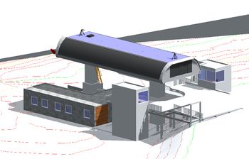 So soll die neue Bergstation der Glungezer I aussehen.