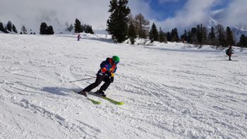 Die ersten Pisten sind geöffnet und werden gleich von uns getestet.