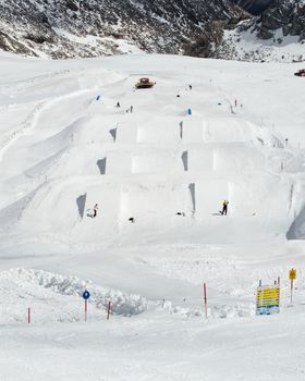 In Hintertux ist der Betterpark schon seit Anfang September geöffnet.