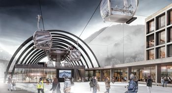 An der Talstation entsteht der neue Silvretta Park.