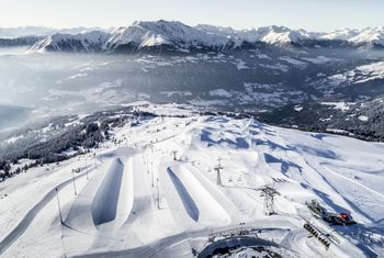 Die Halfpipe gehört zu den Snowpark Klassikern.
