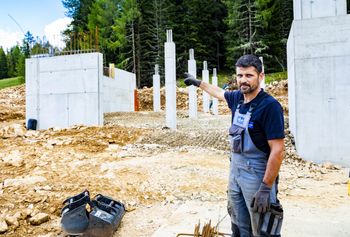Für Bauleiter und Geschäftsführer Berhard Plank ist die neue Bahn eine große Chance für die Zukunft.