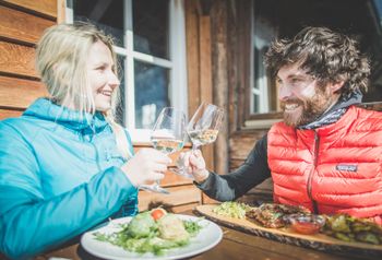 Genuss wird auf Südtirols Hütten und Berggasthäusern grundsätzlich großgeschrieben.