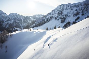 Freeride skiing Saalbach Hinterglemm