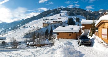 Blick auf die Skipiste